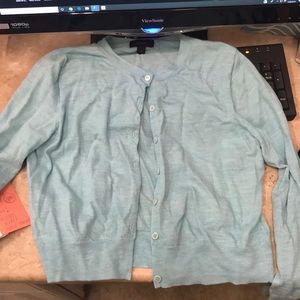 Cropped j crew cardigan